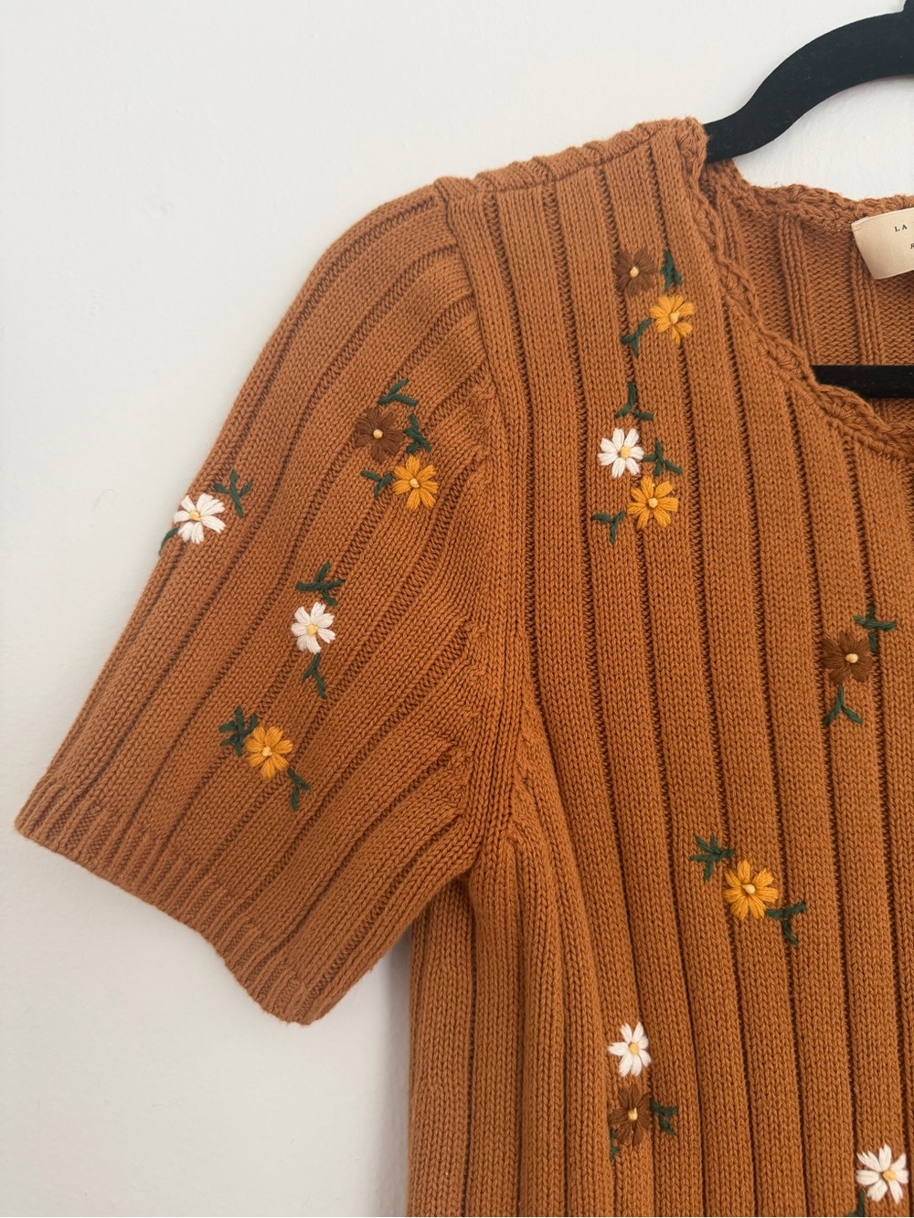Sezane Ilane Cardigan Camel - Size S - Picture 2 of 5